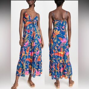NEW FARM RIO Macaw Party Cover Up Maxi Dress sz M